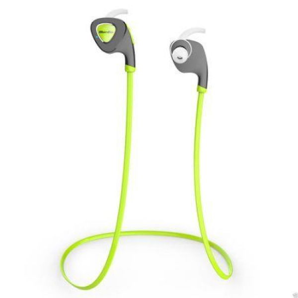 Bluedio Q5 Wireless Bluetooth Headsets V4.1 Stereo Earphone In-Ear Earbud Sports Sweatproof Headset Support APP Noise Reduction - Green.