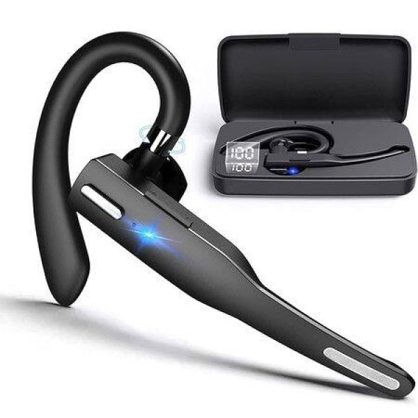 Bluetooth Earpiece For Cell Phones. Bluetooth V5.1 Headset.