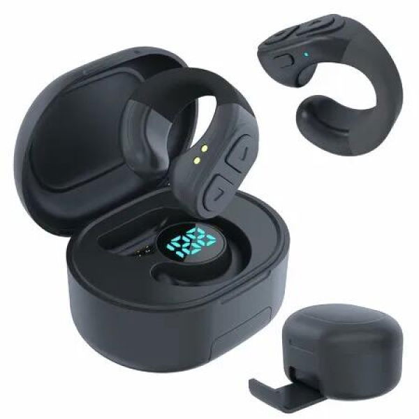 Bluetooth Scroll Ring Tiktok Kindle App Page Turner Clicker Mobile Phone Holder Wireless Camera Shutter Selfie Button iPhone iPad Android Black
