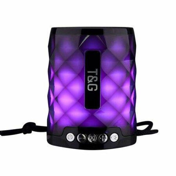 Bluetooth Speaker Wireless Colorful Light Portable Card Subwoofer Mobile Phone Outdoor Audio