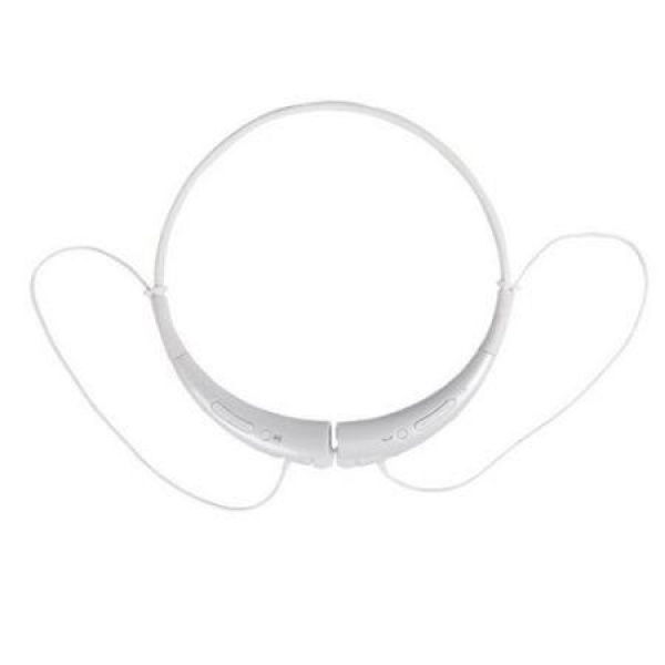 Bluetooth Wireless Handfree Earphone Stereo Headset For Samsung Iphone LG HTC - White