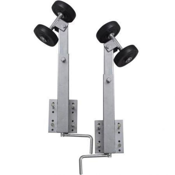 Boat Trailer Double Roller Bow Support Set Of 2 59-84 Cm