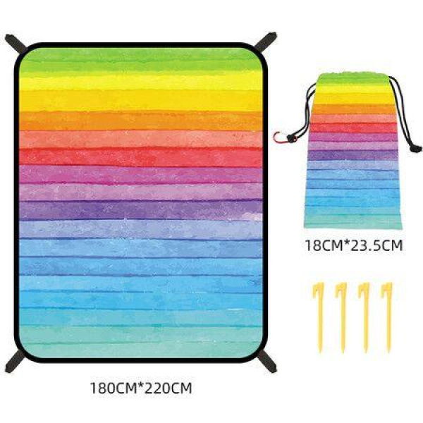 Bohemian Beach Mat Quick Drying Anti Splashing Moisture-proof Mat Outdoor Picnic Mat Camping Blanket Beach Mat