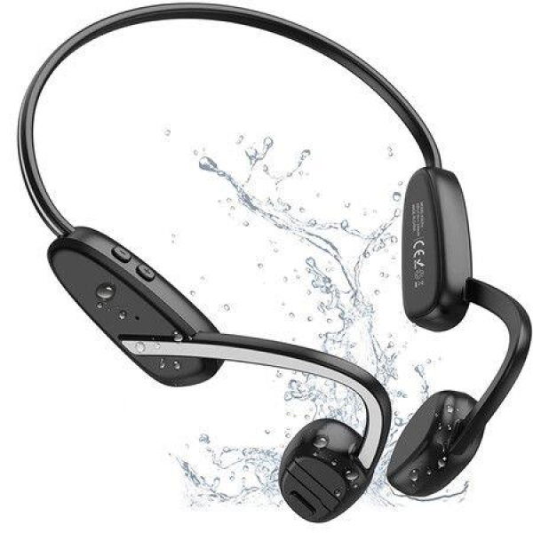 Bone Conduction Headphones Bluetooth 5.3 Open-Ear Headphones For Running Sports.