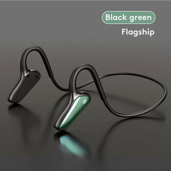 Bone Conduction Headset Bluetooth 5.0 Portable Sports Fitness Waterproof Wireless Non-Ear Headset.