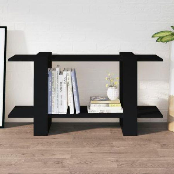 Book Cabinet Black 100x30x51 Cm Engineered Wood