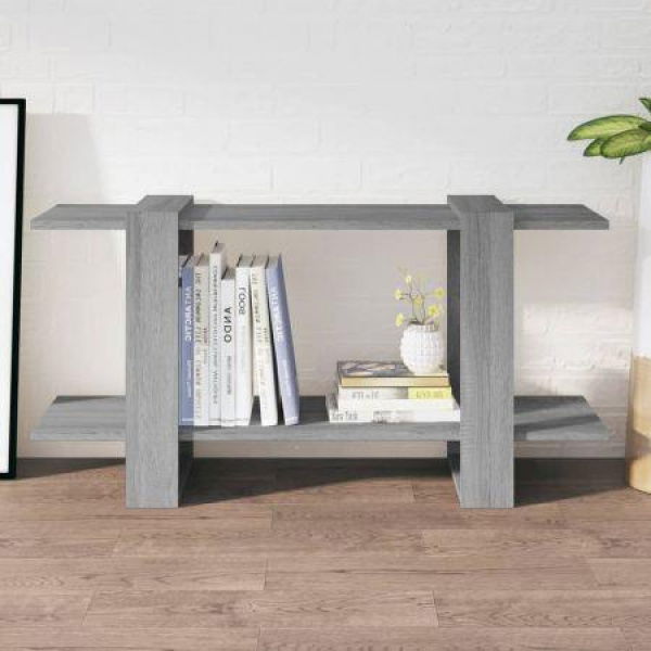 Book Cabinet Grey Sonoma 100x30x51 Cm Engineered Wood