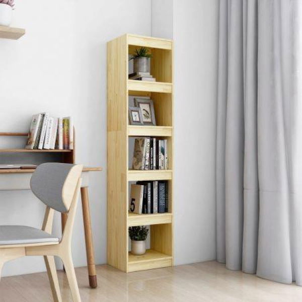 Book Cabinet/Room Divider 40x30x167.5 Cm Solid Pine Wood