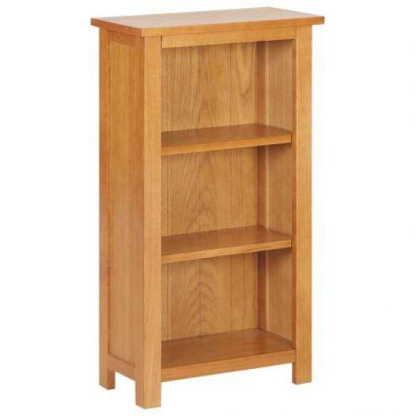 Bookcase 45x22.5x82 Cm Solid Oak Wood.