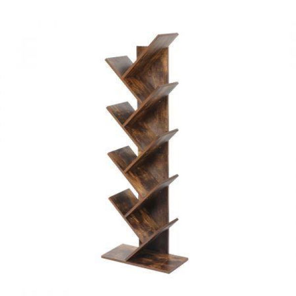 Bookshelf Wooden Tree Bookcase