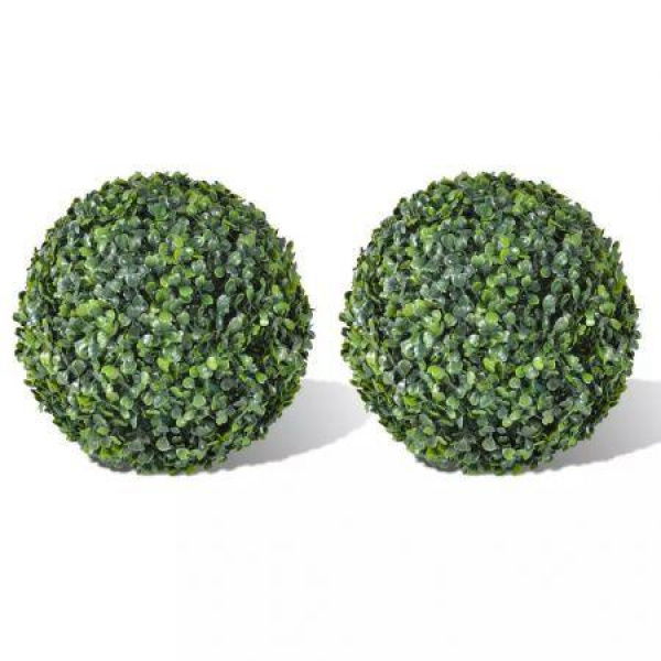 Boxwood Ball Artificial Leaf Topiary Ball 35 Cm 2 Pcs