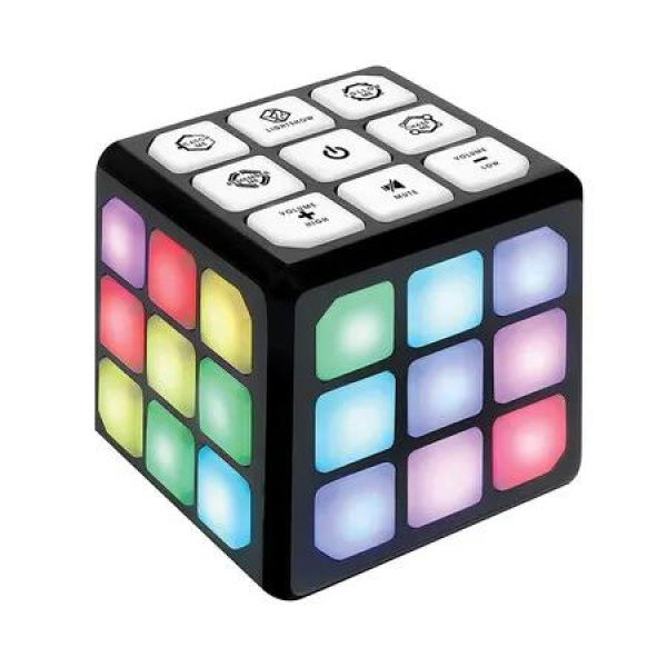 Brain Game Flashing Cube Electronic Memory Handheld STEM Toy Kids Fun Educational Learning Gift 4 In 1 Boys Girls Ages 6-12 Years