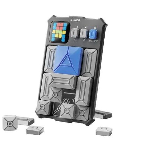 Brain Teaser Puzzle Games Slide Challenges STEM Toys Travel Birthday Gifts Activities Road Trips Car Rides Grey 500+ Unique Puzzles Educational Fun