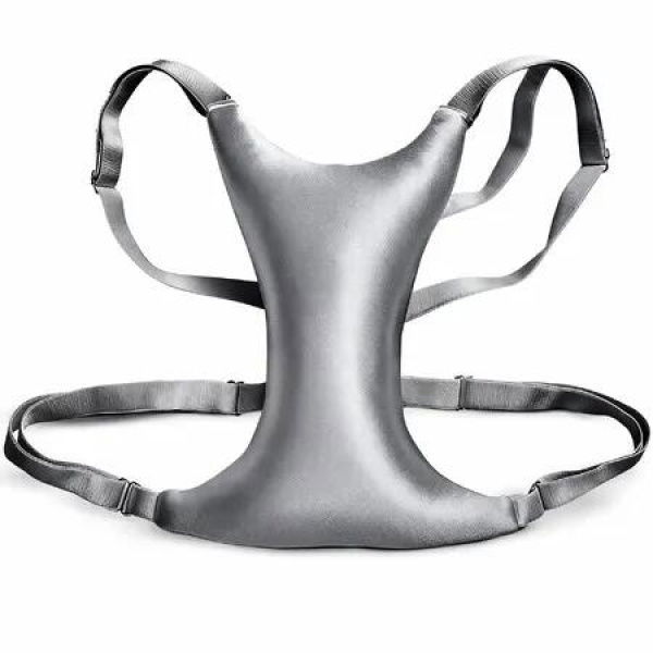 Breast Pillow for Chest Wrinkles and Side Sleeping, Breast Pillow for Wrinkle Prevention, Chest Wrinkle Pillow for Breast Support, Grey