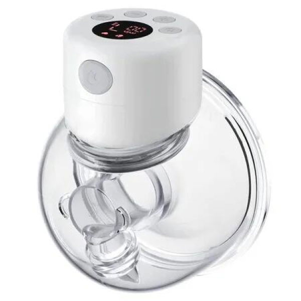 Breast Pump Wearable Hands Free LCD Electric Breastfeeding Low Noise Painless Adjustable 2 Mode 9 Levels S12 24mm Flange 1 Pcs Comfortable