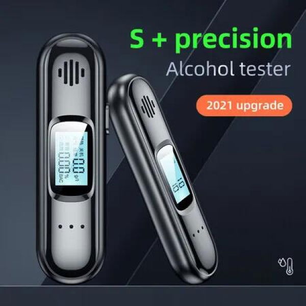 Breath Alcohol Tester Portable LCD Screen Digital Sensor 20S Fast Detection breathalyser
