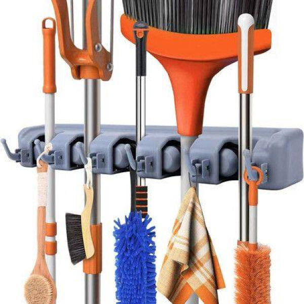 Broom Holder Wall Mount Wall Mount Laundry Room Organization And Storage For Garden Tools Kitchen Garage And Laundry