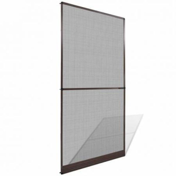 Brown Hinged Insect Screen For Doors 120 X 240 Cm