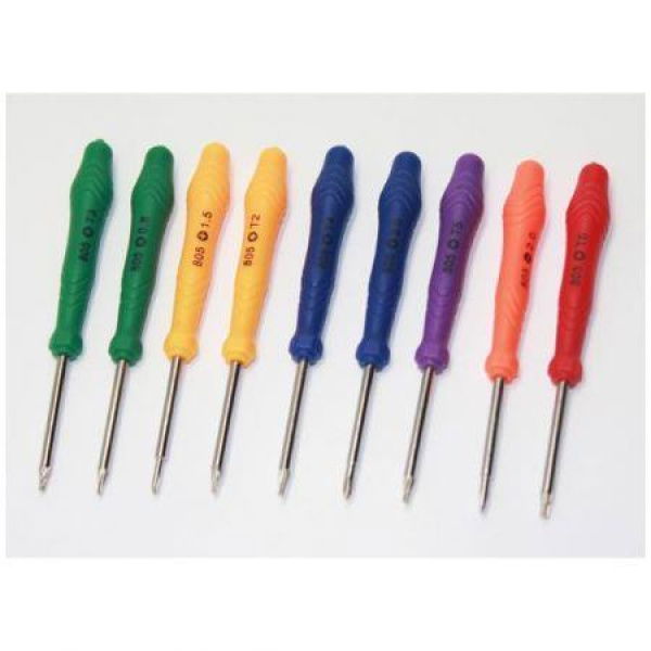 BST-805 Hand Tools Pocket Plastic Precision Screwdriver Set For Repairing