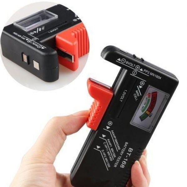 BT168 Digital Battery Capacity Tester For AA AAA C D 9V 1.5V Button Cell.