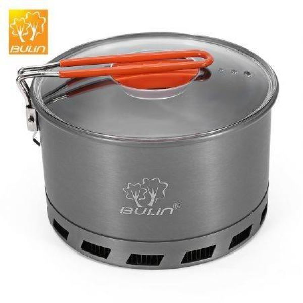 Bulin S2500 2-3 Person 2.1L Camping Heat Exchanger Pot.