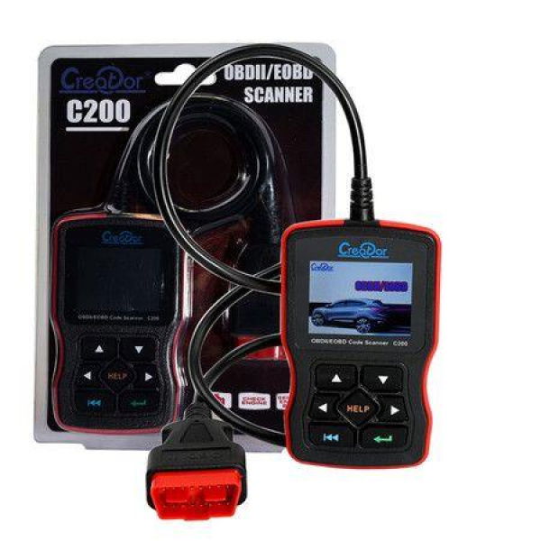 C200 OBD2 Scanner Automotive Engine Fault Code Reader OBDII/EOBD CAN Diagnostic Scan Tool For OBDII Vehicles.