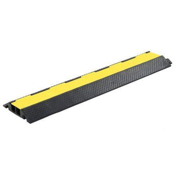 Cable Protector Ramp 2 Channels Rubber 101.5 Cm.