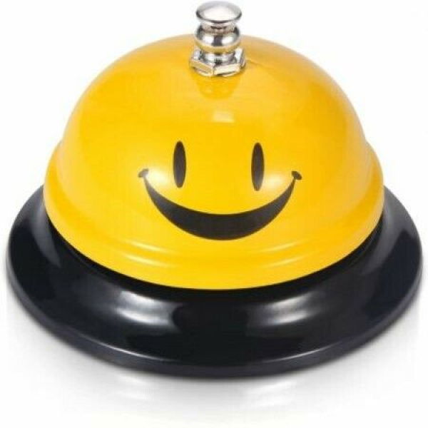 Call Bell Service Bell For The Porter Kitchen Restaurant Bar Classic Concierge Hotel (3.3 Inch Diameter) (Yellow A)