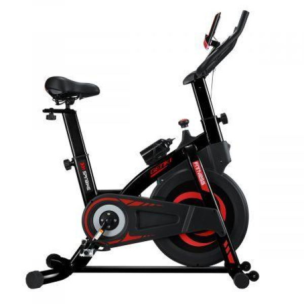 Calorie Burn Spin Exercise Bike Resistance Adjustable With Flat Ground Stand Up Off Road Climb Modes.