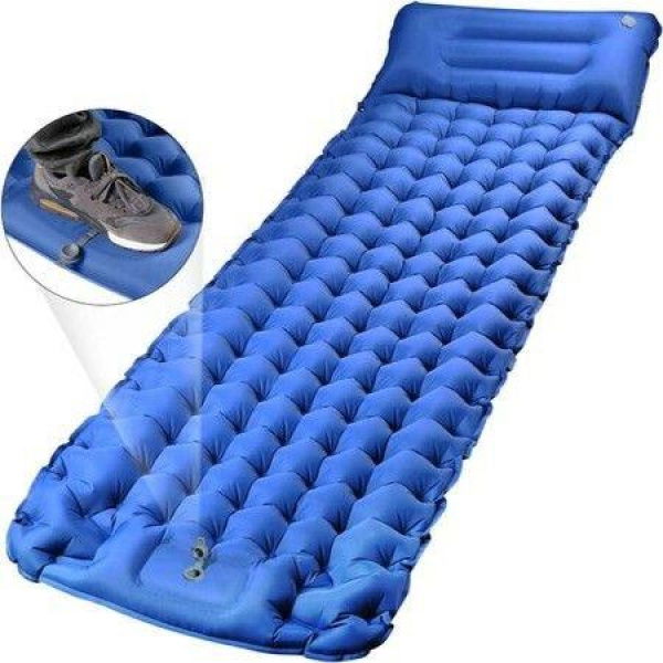 Camping Mattress With Foot Pump Upgraded Thickness 10cm/4