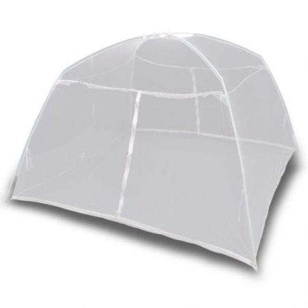 Camping Tent 200x120x130 Cm Fiberglass White