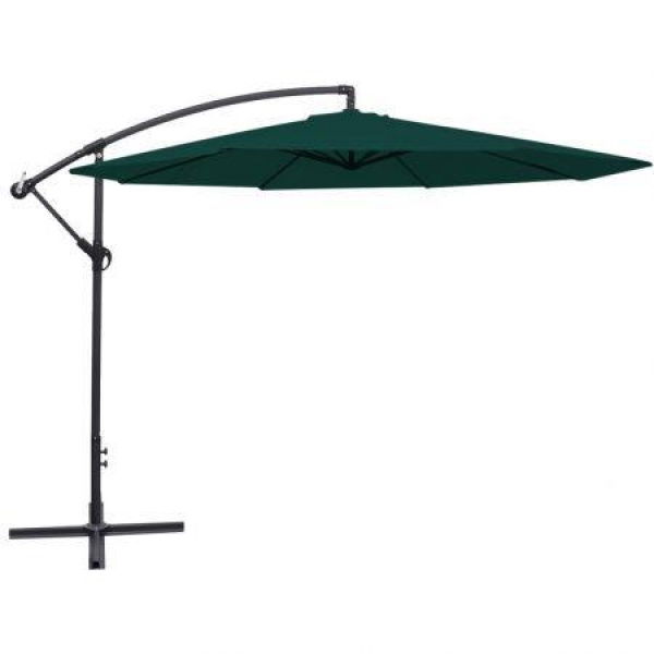 Cantilever Umbrella 3.5m Green.