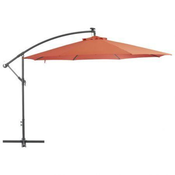 Cantilever Umbrella With Aluminium Pole 350 Cm Terracotta