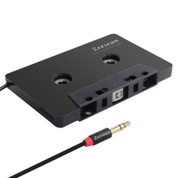 Car Audio Cassette to Aux Adapter, Typetoc Extension Cord, Stereo Four Channels