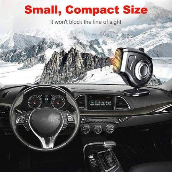 Car HeaterGeevorks 12V Car Heater Fan 3 In1 Portable Car Defogger Defroster For Car SUV Truck Rv Trailer