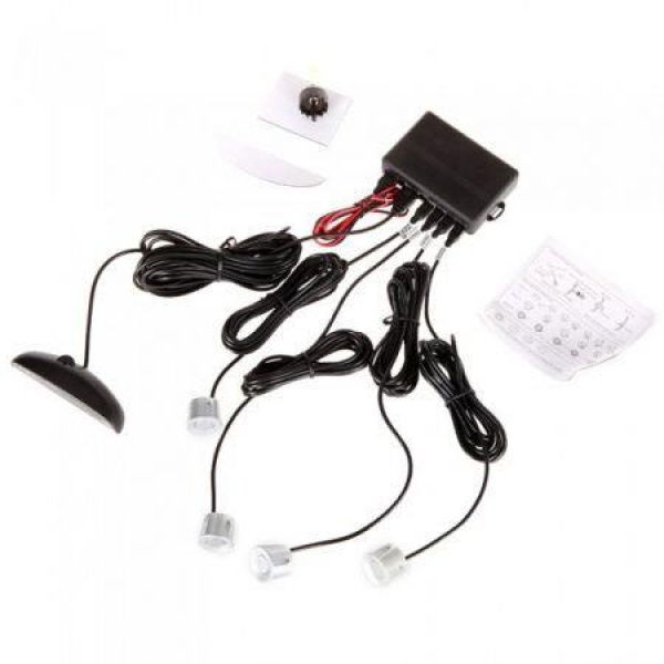 Car LED Parking Reverse Backup Radar With 4 Sensors