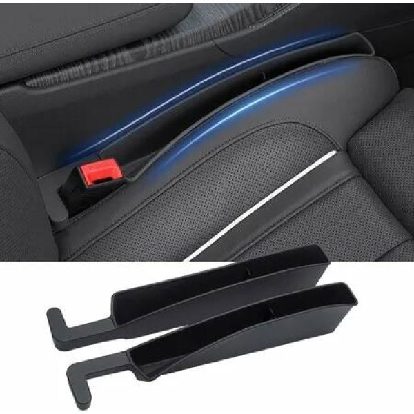 Car Seat Gap Filler, 2Pcs Seat Gap Organizer with Phone Holder, Car Seat Accessories, Car Organizer Fit Car SUV Truck
