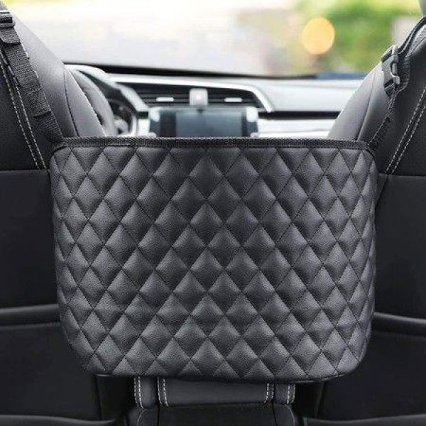 Car Seat Storage And Handbag Holding Net Car Net Pocket Handbag Holder Hanging Storage Bag Between Car Seats