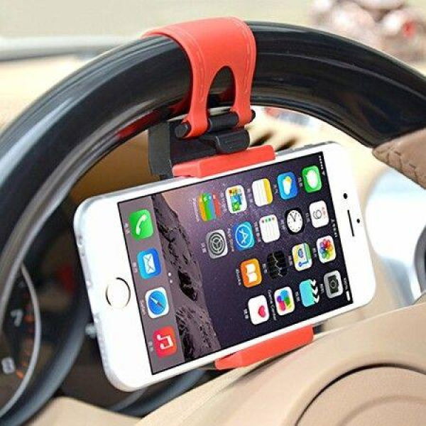 Car Steering Wheel Mount Mobile Holder