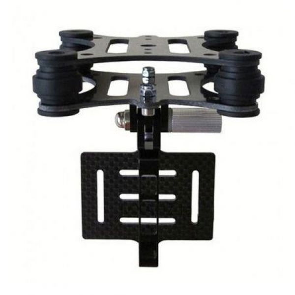 Carbon Fiber Shock Absorber Gimbal PTZ For DJI Phantom Quadcopter Airplane GoPro Hero 3 FPV