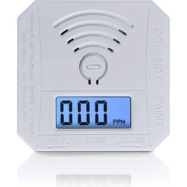 Carbon Monoxide DetectorCO Gas Monitor Alarm DetectorCO Sensor With LED Digital Display For HomeDepotBattery Powered