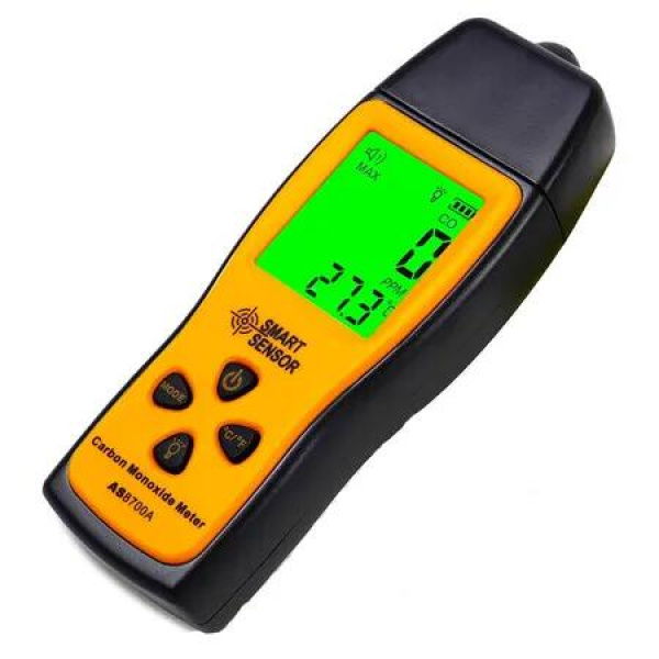 Carbon Monoxide Detectors, Portable CO Detector with Temperature Sensor and LCD Backlight Screen, Handheld Carbon Monoxide Meter Tester
