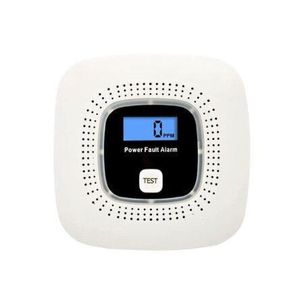 Carbon Monoxide Monitor Long Life With Battery Co Alarm Detector With LCD Display