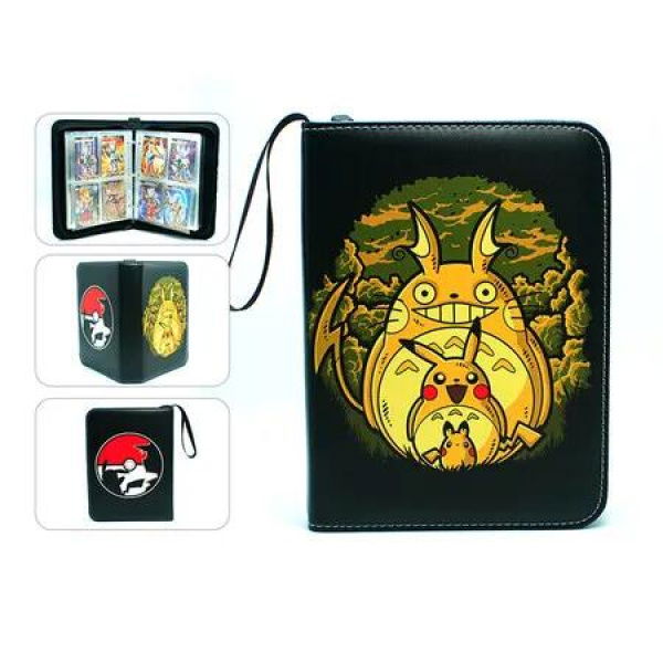 Card Binder 4-Pocket,400 Pockets Card Holder Album, Cards TCG Trading Card Binder Display Storage Carrying Case