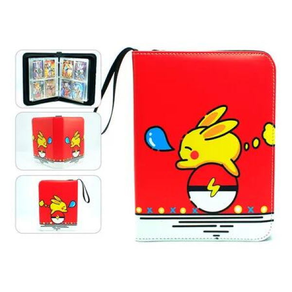 Card Binder 4-Pocket,400 Pockets Card Holder Album, Cards TCG Trading Card Binder Display Storage Carrying Case