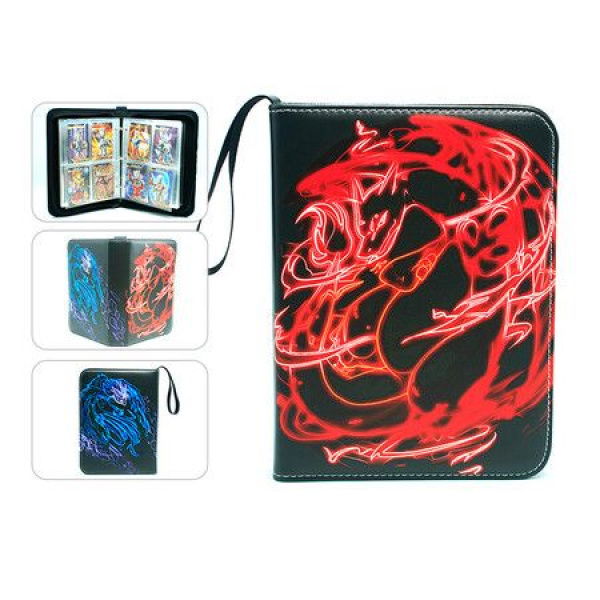 Card Binder For Cards Binder 4-Pocket 440 Pockets Trading Card Games Collection Binder With Sleeves