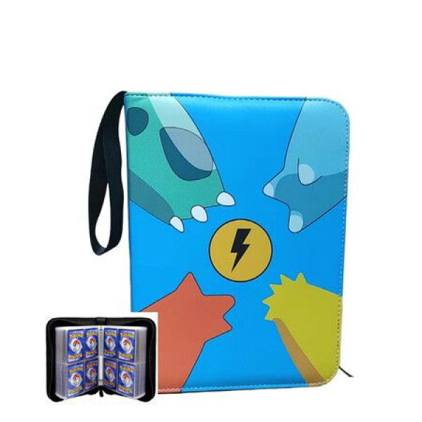 Card Binder For Cards Binder 4-Pocket 440 Pockets Trading Card Games Collection Binder With Sleeves