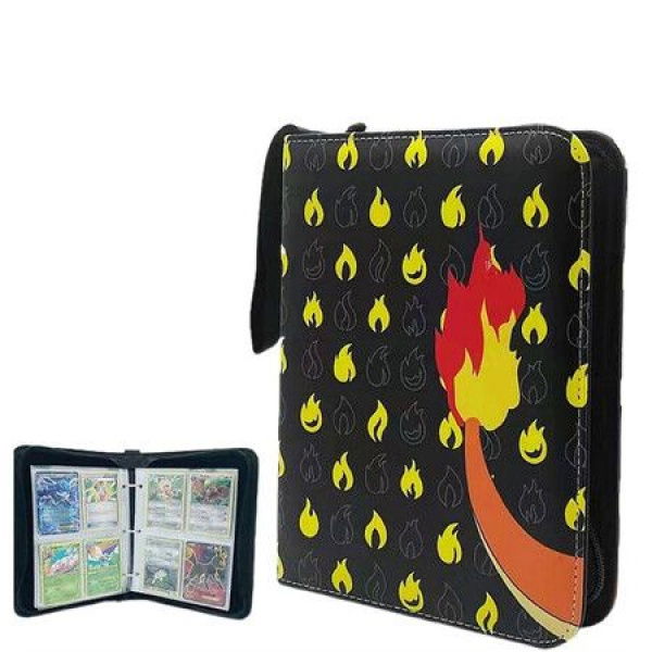 Card Binder For Cards Binder 4-Pocket 440 Pockets Trading Card Games Collection Binder With Sleeves