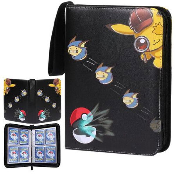 Card Binder For Cards Binder 4-Pocket 440 Pockets Trading Card Games Collection Binder With Sleeves