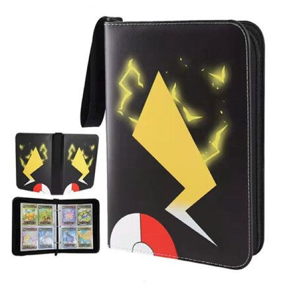 Card Binder For Cards Binder 4-Pocket 440 Pockets Trading Card Games Collection Binder With Sleeves